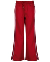 Rabanne - Broeken ,Rood ,Rode Joggingbroek Herfst-Winter 2025 Collectie - Lyst