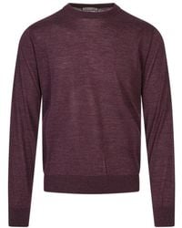 Canali - Round-Neck Knitwear - Lyst