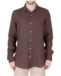 Mc2 Saint Barth - Grünes Slim Fit Hemd Mit Knöpfen - Lyst