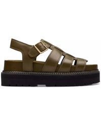 Clarks - Flat Sandals - Lyst