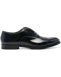 Doucal's - Schwarze leder schnürschuhe - Lyst