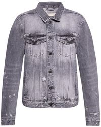 AllSaints Bilton Denim Jacket - Grijs