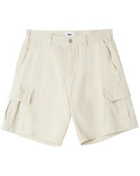 Obey - Cargo denim shorts für männer - Lyst