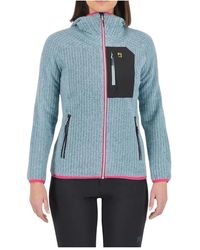 Karpos - Jassen ,Blauw ,Zwarte Rocchetta Waterdichte Jas - Lyst