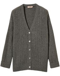 Twinset - Truien & Vesten ,Grijs ,Cardigans - Lyst
