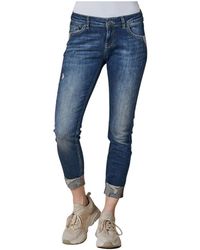 Zhrill - Jeans > cropped jeans - Lyst