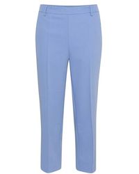 Kaffe - Cropped Trousers - Lyst