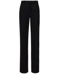 Versace - Broeken ,Zwart ,Straight Broeken - Lyst