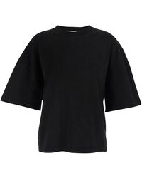 Agolde - Tops ,Zwart ,Katoen Ellery Tee - Lyst