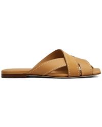 Tod's - Crisscross Strap Sandalen - Lyst
