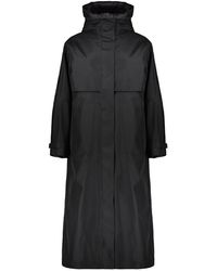 Herno - Jassen ,Zwart ,Polyester Minimalistisch Waterdicht - Lyst