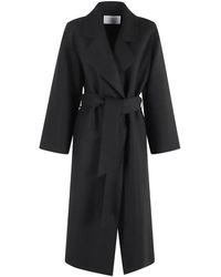 Harris Wharf London - Belted Coats - Lyst