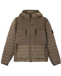 Stone Island - Seamless Tunnel Nylon Down-Tc Jacke - Lyst