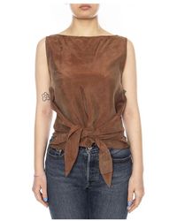 Thinking Mu - Sleeveless Top - Lyst