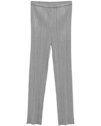 Issey Miyake - Slim-Fit Trousers - Lyst