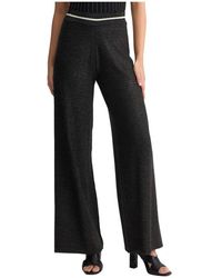 Liu Jo - Eleganter schwarzer jumpsuit mit v-ausschnitt - Lyst