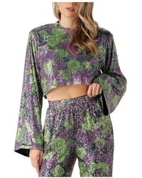 Refined Department - Lila Carina Top Für Frauen - Lyst