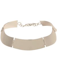 Erika Cavallini Semi Couture - Collana A Collarino A Forma Di Onde - Lyst