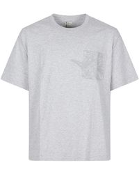Etro - T-Shirt Met Borstzak - Lyst