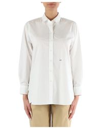 Sun 68 - Camisa de algodón oversize con bordado de logo - Lyst