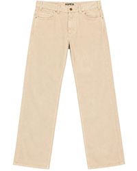 Aspesi - Wijde Denim Broek - Lyst