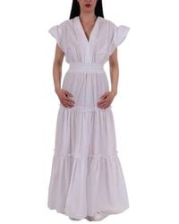 Pinko - Pellegrino 1 Lange Jurk - Lyst