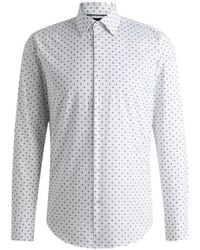BOSS - Overhemden ,Wit - Lyst