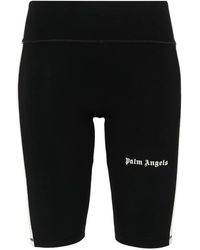 Palm Angels - Training shorts,schwarze shorts mit stil - Lyst