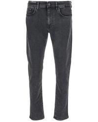 PT Torino - Graue slim-fit rock skinny jeans - Lyst