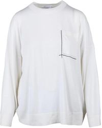Brunello Cucinelli - Round-Neck Knitwear - Lyst