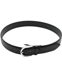 Orciani - Accessoires ,Zwart ,Leer Monaco Leren Riem - Lyst