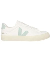 Veja - Campo Chromefree Leder extra weiße Matcha -Trainer - Lyst