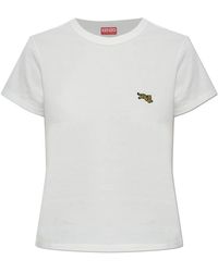 KENZO - T-Shirt Met Patch - Lyst