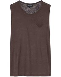 Emporio Armani - Sleeveless Tops - Lyst
