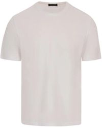 Roberto Collina - Weiße T-Shirts Und Polos - Lyst