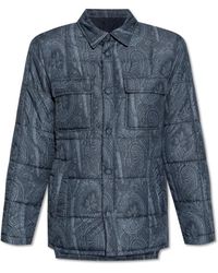 Etro - Gepolsterte jacke mit taschen - Lyst