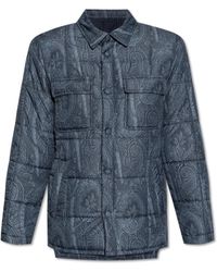 Etro - Gepolsterte jacke mit taschen - Lyst