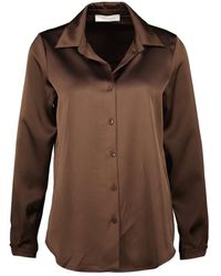 Amélie & Amélie - Braune Leonie Bluse - Lyst