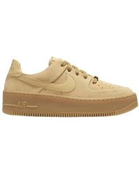 Zapatillas en ante verde Air Force 1 Sage Nike de Ante de color Verde | Lyst