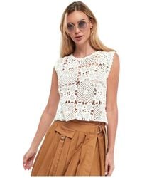 Liu Jo - Sleeveless Tops - Lyst