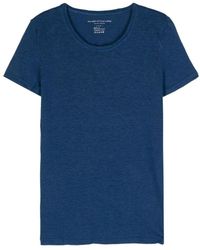 Majestic Filatures - Camiseta de lino azul de jersey - Lyst