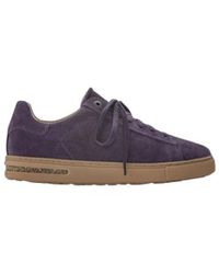 Birkenstock - Violette wildleder-sneaker mit niedrigem schaft - Lyst