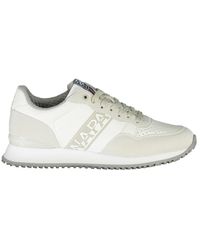 Napapijri - White Polyester Sneaker - Lyst