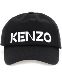 KENZO - Accessoires ,Zwart ,Katoen Graphy Baseball Cap - Lyst
