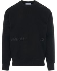 Ambush - Baumwoll rundhals sweatshirt - Lyst