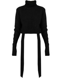 LA HAINE INSIDE US - Truien & Vesten ,Zwart ,Wol Casual Wolblend Golftrui - Lyst
