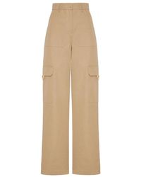 Valentino - Wide Trousers - Lyst