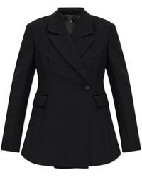 AllSaints - Jassen ,Zwart ,Wol Mimmie Blazer - Lyst