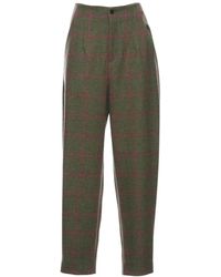 Cellar Door - Broeken ,Groen ,Wol Annie Pants - Lyst