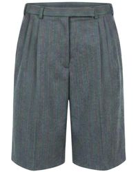 Jil Sander - Korte Broeken ,Grijs ,Casual Shorts - Lyst